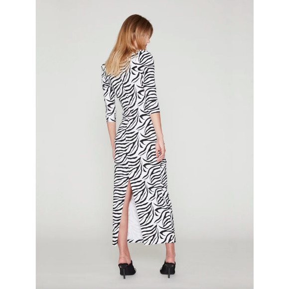 ROTATE Birger Christensen Zebra Freya Dress - Picture 5 of 13
